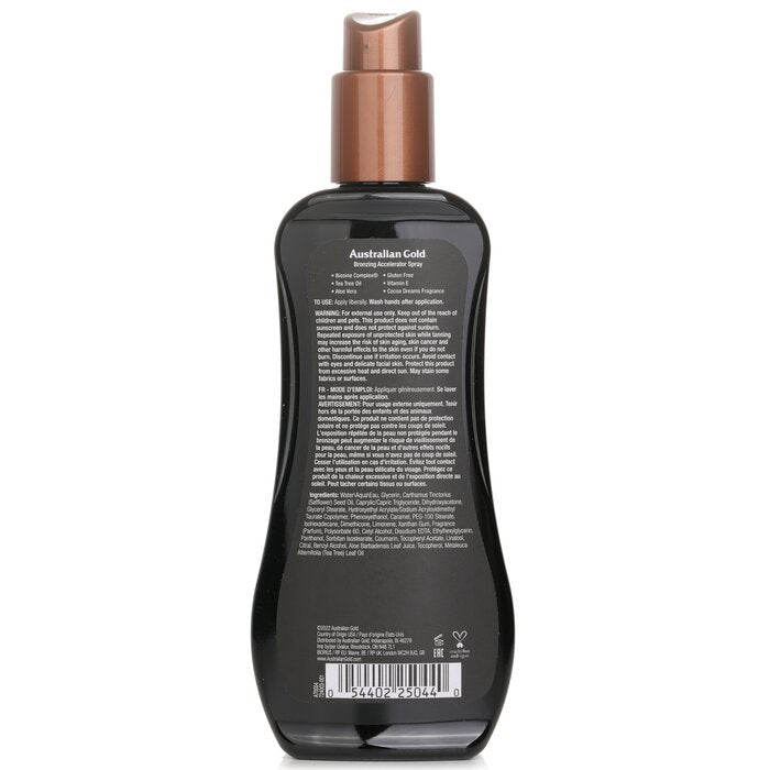 Australian Gold Bronzing Accelerator Dark Tanning Spray 237ml/8oz