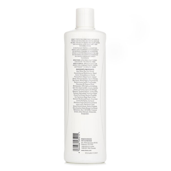 Nioxin Density System 4 Scalp + Hair Conditioner (Colored Hair, Progressed Thinning, Color Safe) 500ml/16.9oz