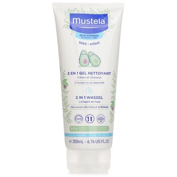 Mustela 2 In 1 Body & Hair Cleansing gel - For Normal Skin