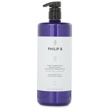Philip B Icelandic Blonde Shampoo (Tone Correcting Brightening Eliminates Brassiness - Blonde, Gray, Silver H