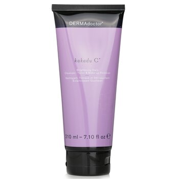 DERMAdoctor Kakadu C Brightening Daily Cleanser, Toner & Makeup Remover (Tube)
