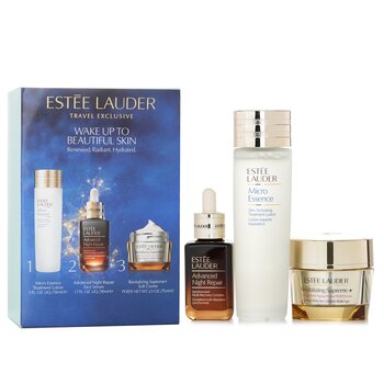 Estee Lauder Advanced Night Repair Essentials Set: Advanced Night Repair 50ml+ Micro Essence 150ml+ Revitalizing Supreme+ Creme 75ml