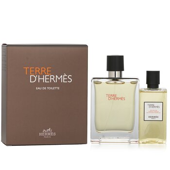 Hermes Terre DHermes Coffret: Eau De Toilette Spray 100ml/3.3oz + Hair And Body Shower Gel 80ml/2.7oz