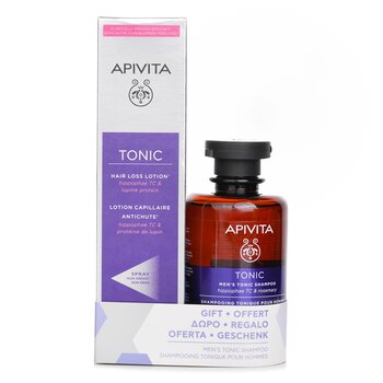 Apivita Hair Loss Lotion with Hippophae TC & Lupine Protein 150ml FREE Mens Tonic Shampoo 250ml