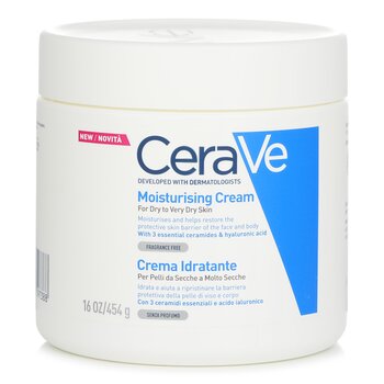 CeraVe Moisturising Cream For Dry to Very Dry Skin (US/EU Random Packing Pick)