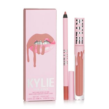 Kylie By Kylie Jenner Matte Lip Kit: Matte Liquid Lipstick 3ml + Lip Liner 1.1g - # 802 Candy K Matte