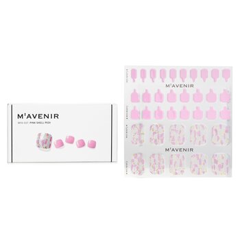 Mavenir Nail Sticker (Pink) - # Pink Shell Pedi