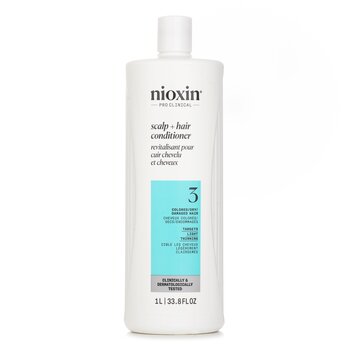 Nioxin Density System 3 Scalp Therapy Conditioner (Colored Hair, Light Thinning, Color Safe) (Random Packaging)