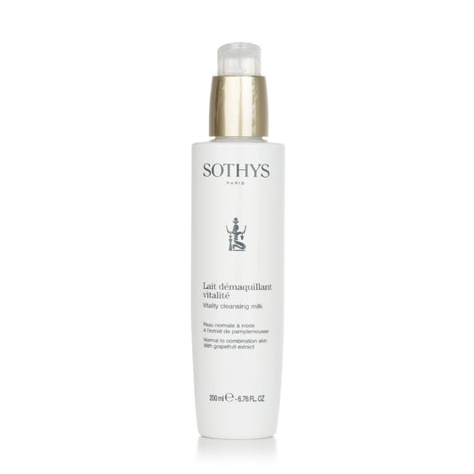 Sothys Vitality Cleansing Milk - For Normal to Combination Skin , With Grapefruit Extract 200ml/6.76oz