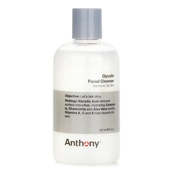 Anthony Logistics For Men Glycolic Facial Cleanser - For Normal/ Oily Skin