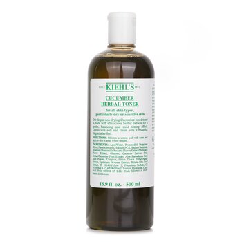 Kiehls Cucumber Herbal Alcohol-Free Toner - For Dry or Sensitive Skin Types