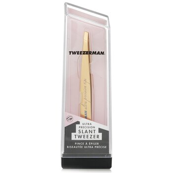 Tweezerman Slant Tweezer Ultra Precision (Tin Coated) (Studio Collection)