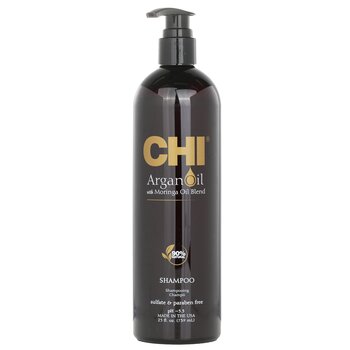 CHI Argan Oil Plus Moringa Oil Shampoo - Sulfate & Paraben Free