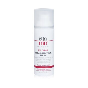 UV Clear Facial Sunscreen SPF 46 - For Skin Types Prone To Acne, Rosacea & Hyperpigmentation