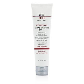EltaMD UV Physical Water-Resistant Facial Sunscreen SPF 41 (Tinted) - For Extra-Sensitive & Post-Procedure Skin