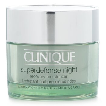 Clinique Superdefense Night Recovery Moisturizer - For Combination Oily To Oily