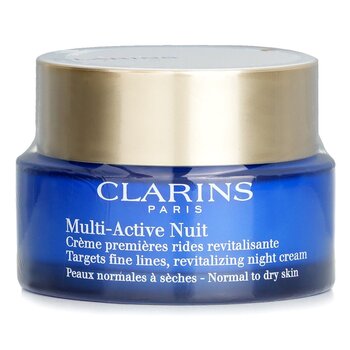 Clarins Multi-Active Night Targets Fine Lines Revitalizing Night Cream - For Normal To Dry Skin