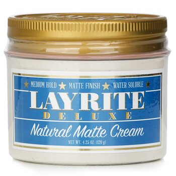 Layrite Natural Matte Cream (Medium Hold, Matte Finish, Water Soluble)