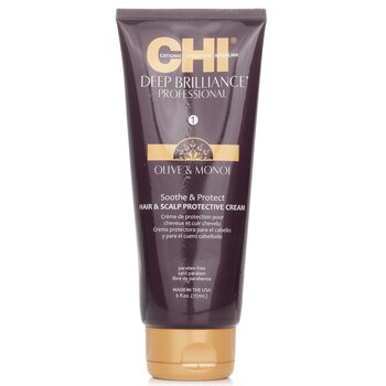 CHI Deep Brilliance Olive & Monoi Soothe & Protect Hair & Scalp Protective Cream