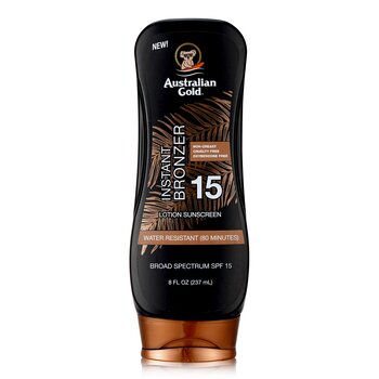 Australian Gold Lotion Sunscreen SPF 15 with Instant Bronzer