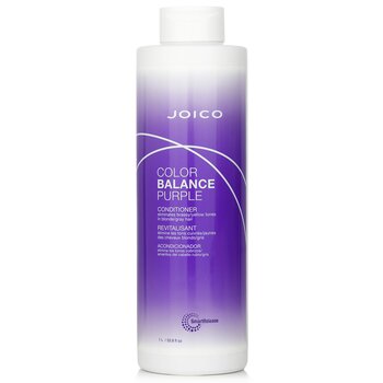 Joico Color Balance Purple Conditioner (Eliminates Brassy/Yellow Tones on Blonde/Gray Hair)