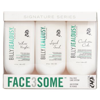 Face3Some Kit: Face Moisturizer 88ml + Exfoliating Facial Cleanser 88ml + Gentle Daily Facial Cleanser 88ml