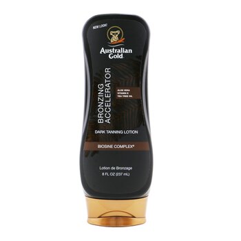 Dark Tanning Accelerator Lotion With Bronzers