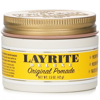 Layrite Original Pomade (Medium Hold, Medium Shine, Water Soluble)