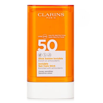 Clarins Invisible Sun Care Stick SPF50 High Protection - For Sensitive Areas (Random Packaging)