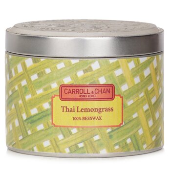 100% Beeswax Tin Candle - Thai Lemongrass