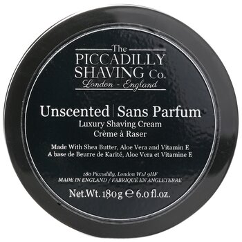 The Piccadilly Shaving Co. Unscented Luxury Shaving Cream