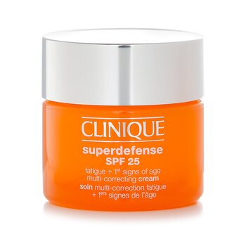 Clinique Superdefense SPF 25 Fatigue + 1st Signs Of Age Multi-Correcting Cream - Combination Oily to Oily