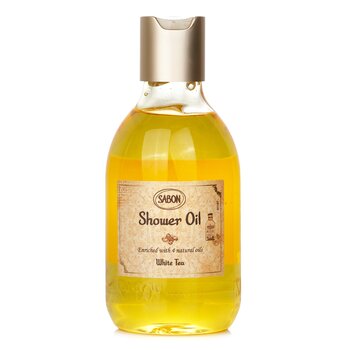 Sabon Shower Oil - White Tea (Plastic Bottle)