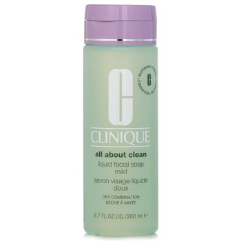 Clinique All About Clean Liquid Facial Soap Mild - Dry Combination Skin