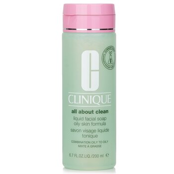 Clinique All About Clean Liquid Facial Soap Oily Skin Formula - Combination Oily to Oily Skin