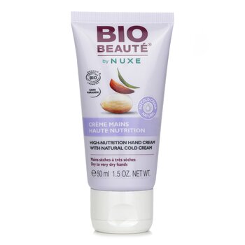 Nuxe Bio Beaute By Nuxe High-Nutrition Hand Cream With Natural Cold Cream (For Dry To Very Dry Hands)