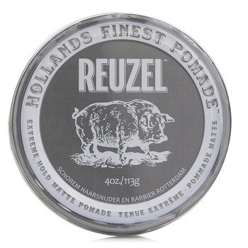 Reuzel Extreme Hold Matte Pomade (Extreme Hold, No Shine, Water Soluble)