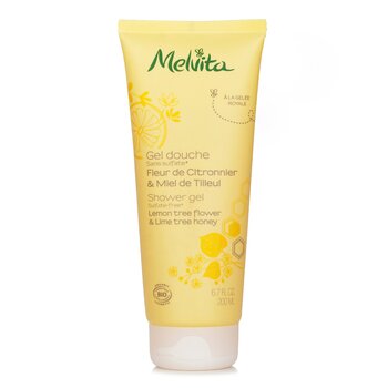 Melvita Lemon Tree Flower & Lime Tree Honey Shower Gel