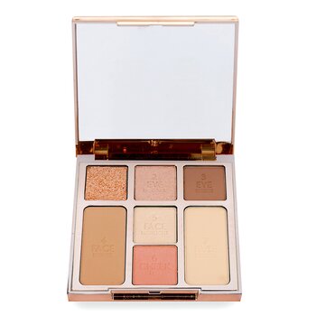 Charlotte Tilbury Instant Look Of Love Look In A Palette (1x Powder, 1x Blush, 1x Highlight, 1x Bronzer, 3x Eye Color) - # Pretty Blushed Beauty