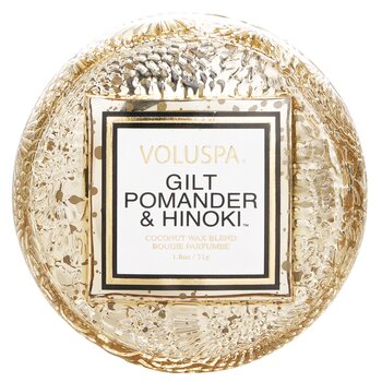 Voluspa Macaron Candle - Gilt Pomander & Hinoki