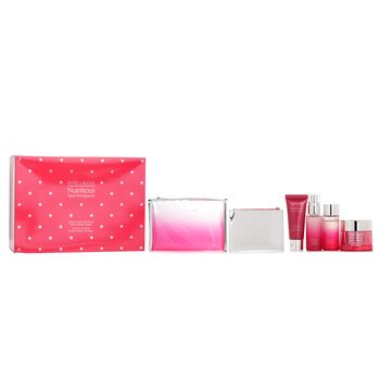 Estee Lauder Nutritious Super-Pomegranate Reveal A Rosy Radiance Set: Moisture Creme+ Milky Lotion Light+ Lotion+ Cleansing Foam ...