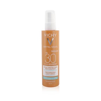 Vichy Capital Soleil Beach Protect Rehydrating Light Spray SPF 30 (Water Resistant - Face & Body)