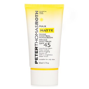 Peter Thomas Roth Max Matte Shine Control Sunscreen Broad Spectrum SPF 45