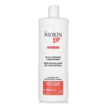 Nioxin Density System 4 Scalp Therapy Conditioner (Colored Hair, Progressed Thinning, Color Safe)