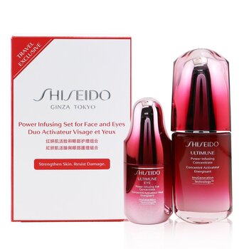 Ultimune Power Infusing Set For Face & Eyes Set: Face Concentrate 50ml + Eye Concentrate 15ml